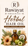 Rawayat Organics Herbal Hair Oil | Natural Hair Nourishing Oil (150ml)